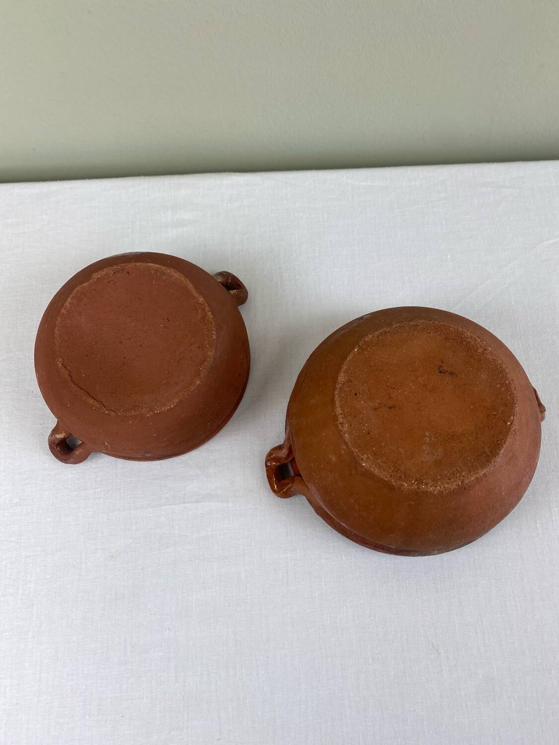 Glazed terracotta pot