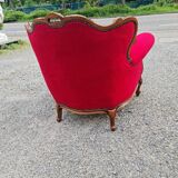 Fauteuil vintage style Louis XVI