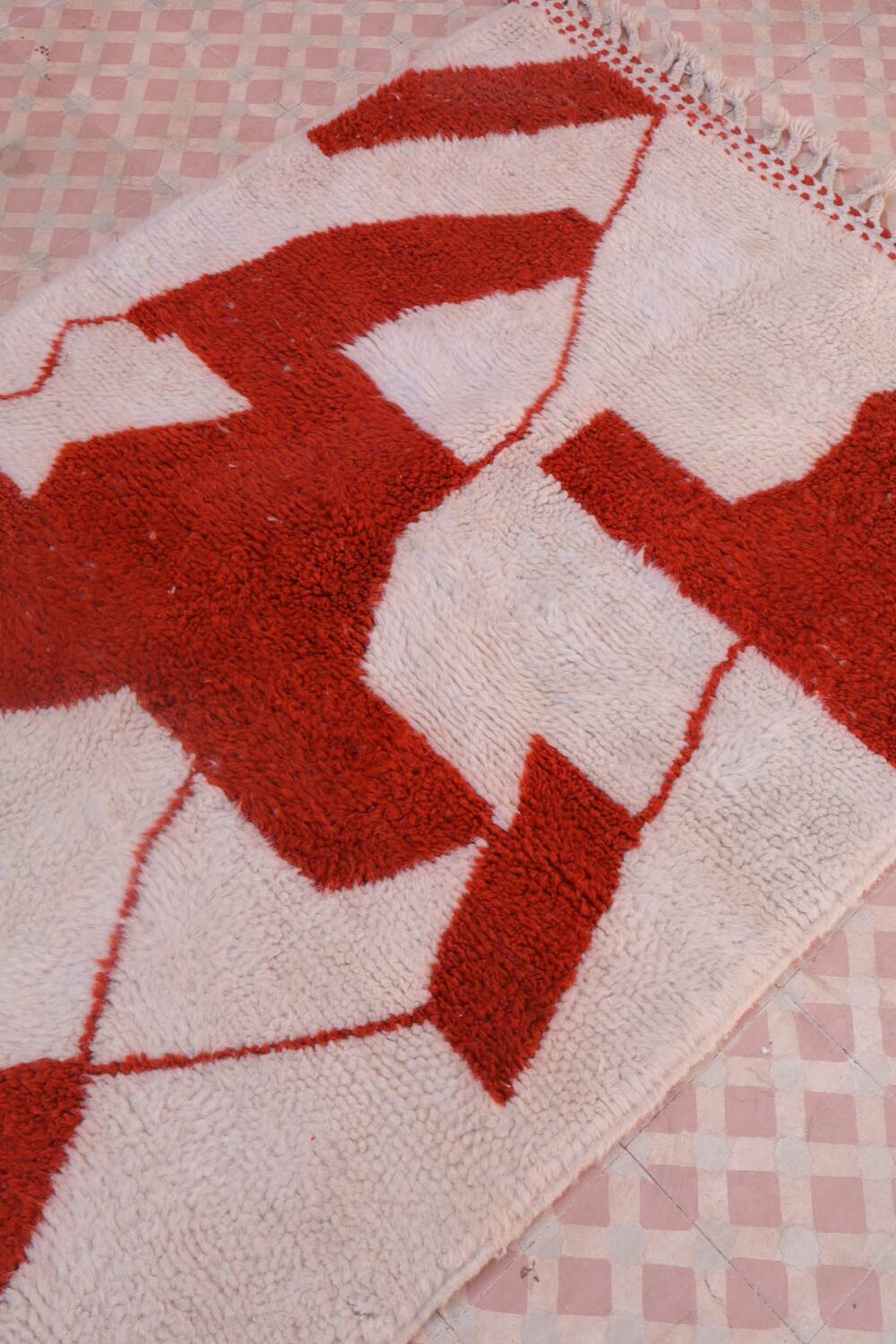 Berber Beni Ouarain wool rug