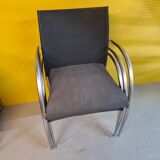 3 italian tonon design armchairs or office chairs, from the 1990s