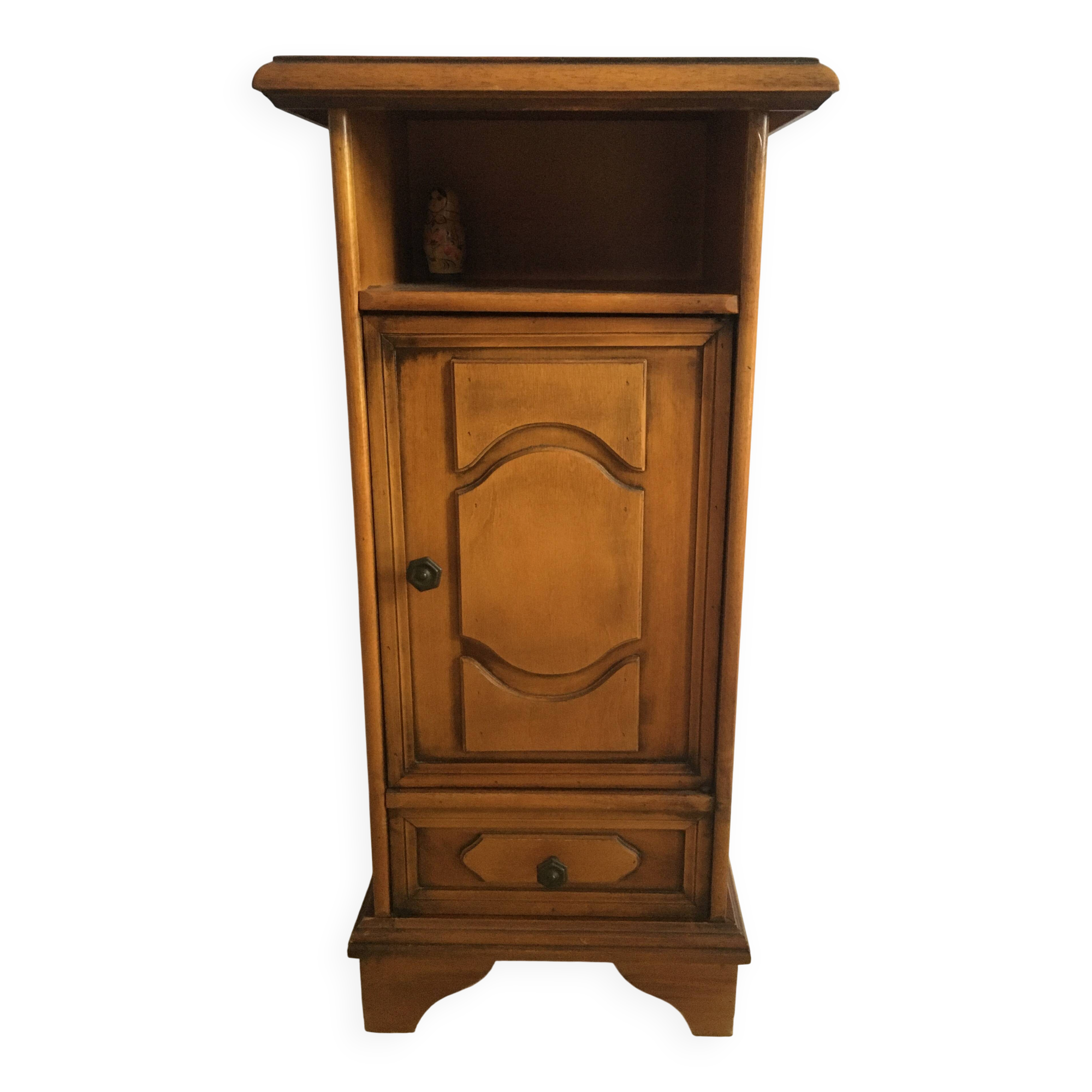 Table de chevet en bois massif – Style rustique / campagne chic