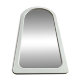 Vintage wooden mirror in white from the 70s-80s.