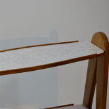 Vintage 1950s triple shelf sideboard