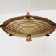 Suspension en sisal et teck par Temde