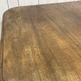 Henri II walnut table from the early 20th century with extensions.