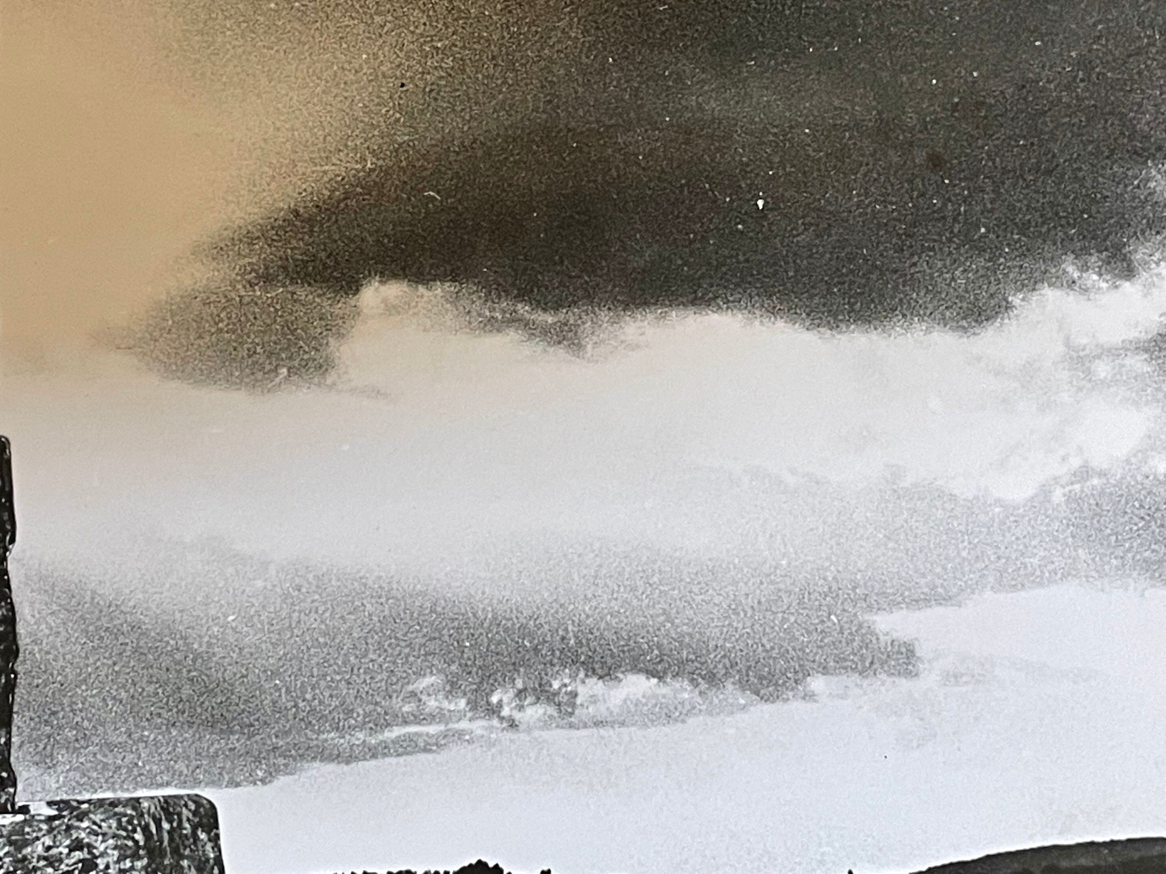 Photograph black and white silver print circa 1970 Calvary