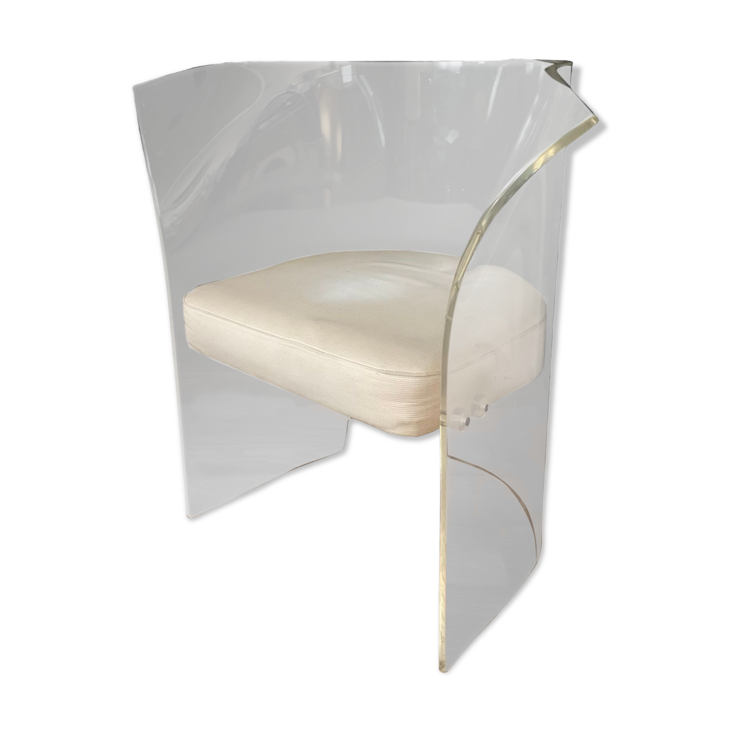 Fauteuil vintage lucite Vladimir Kagan