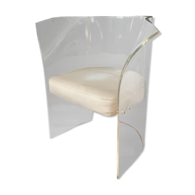 Fauteuil vintage lucite Vladimir Kagan