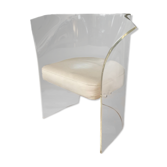 Fauteuil vintage lucite Vladimir Kagan