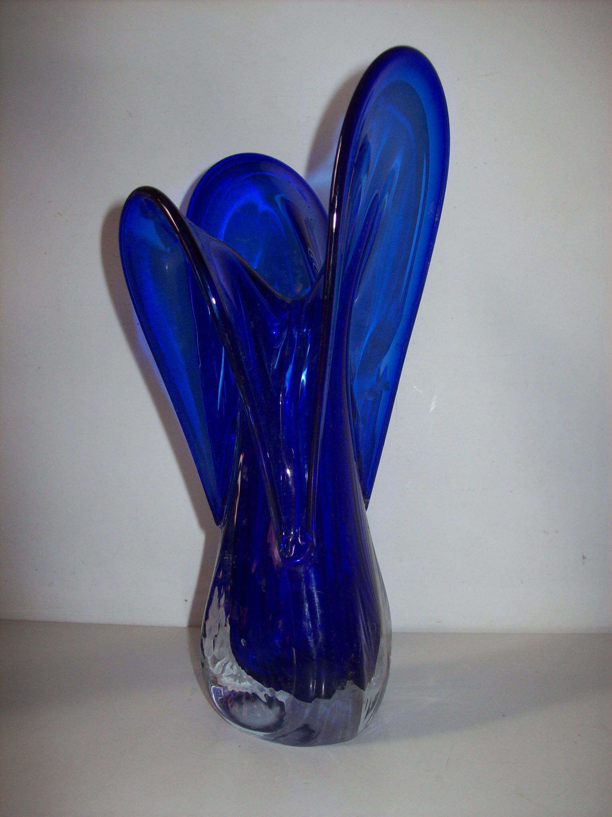Blown glass vase