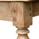 Raw wood farm table 1920