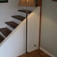 Floor lamp brass lacquered metal 1950