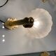 Murano Glass Brass Sconces Set of 3 1950’s