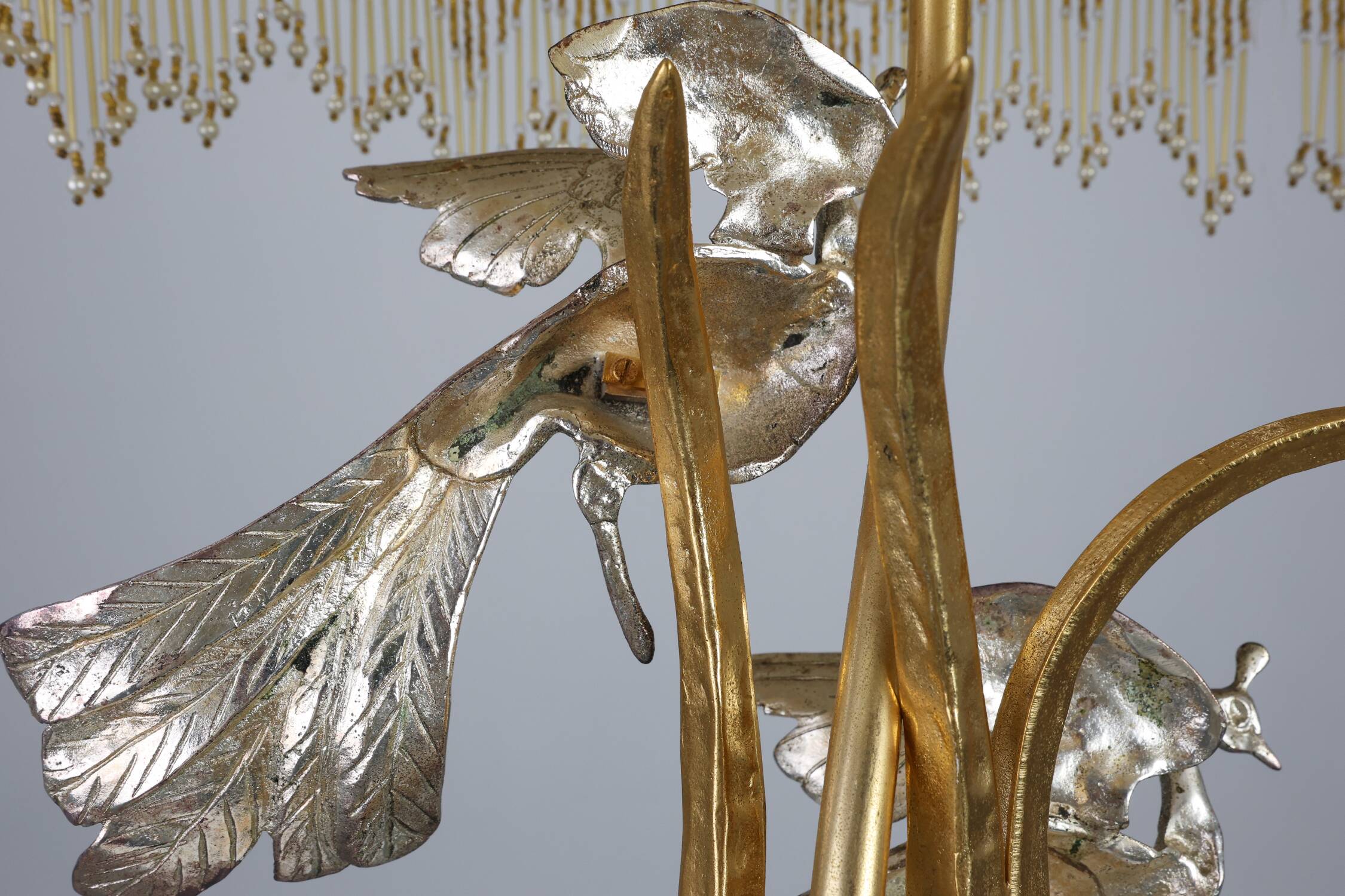 Lampe de table de style régence théâtrale d'Hollywood par Galeotti, Italie, années 1970.