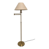 Brass reading floor lamp from the 70s/80s