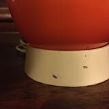60'S vintage orange opaline lamp