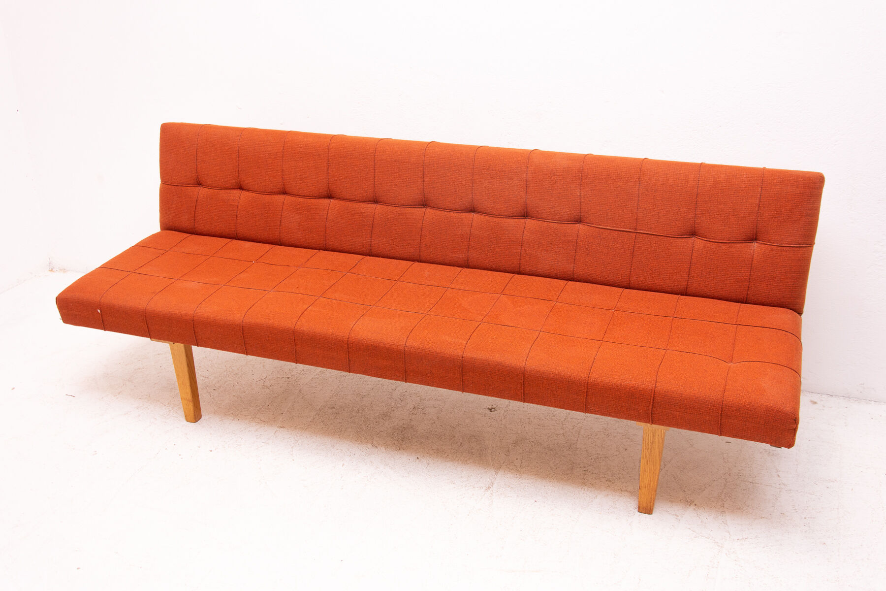 Mid century folding sofa-bench, 1960s, Czechoslovakia