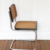 Cesca B32 Breuer Chair Made in Italy - Reupholstered seat cane