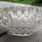 Pique oval flowers in Reims glass