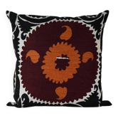 Housse de coussin brodée vintage 69x71 cm