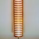 Lampadaire en bois de hêtre et textile Ikea Strimma