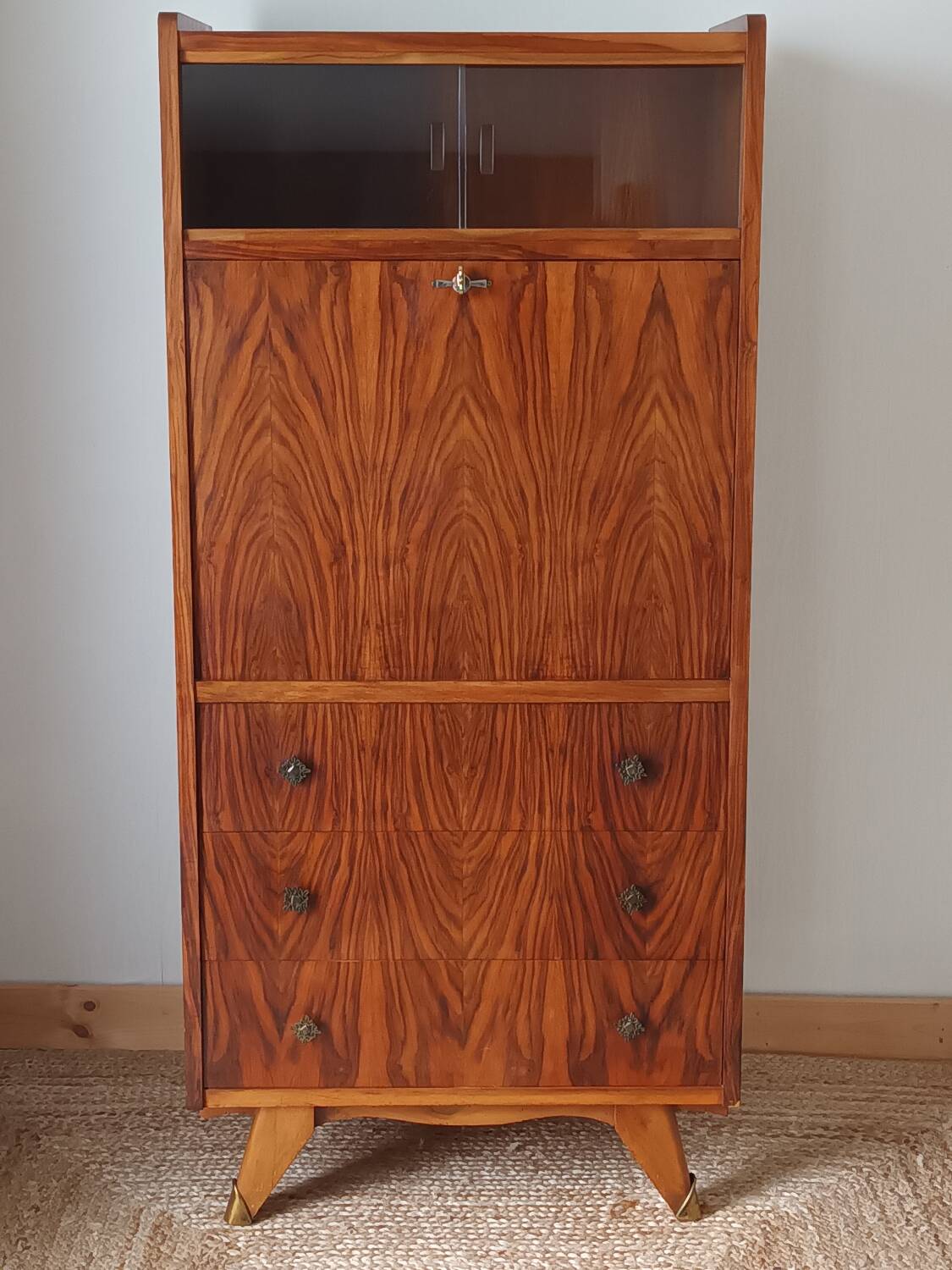 Vintage rosewood secretary
