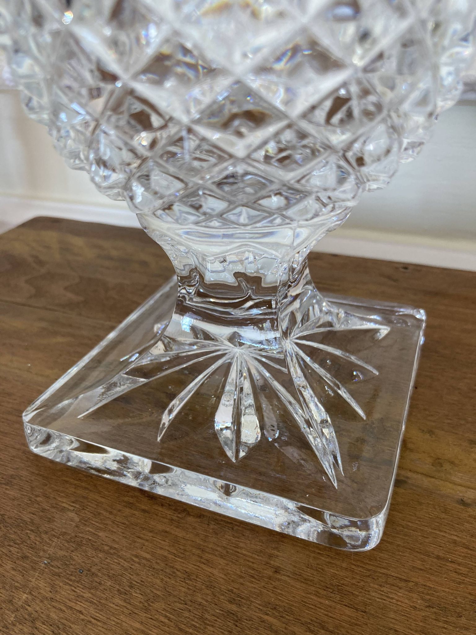 Vase Médicis en cristal H23cm