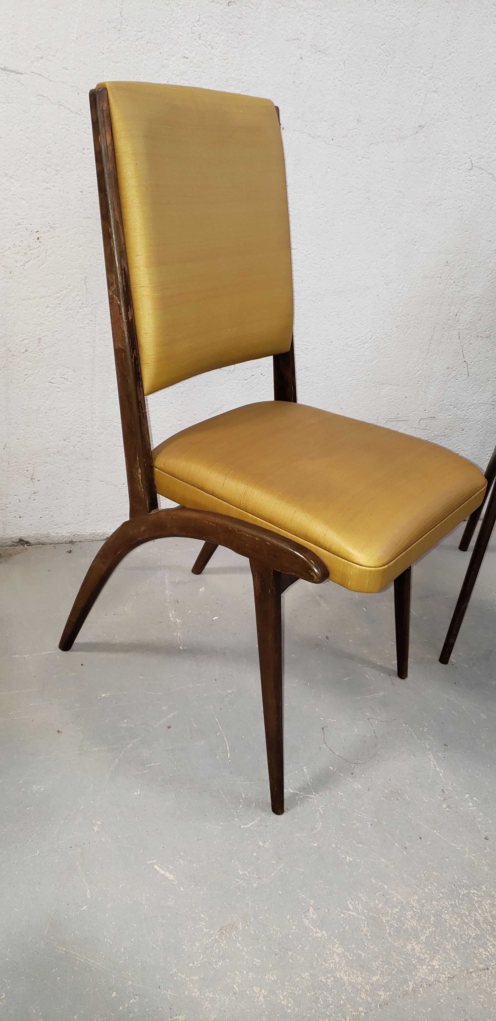 Set de 6 chaises scandinave vintage années 50/60