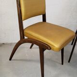 Set of 6 vintage Scandinavian chairs 50/60