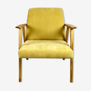 Vintage Yellow Easy Chair, 1970s