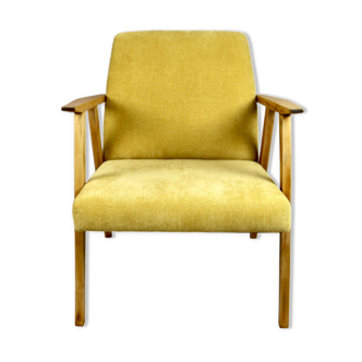 Vintage Yellow Easy Chair, 1970s