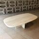 Table basse en travertin