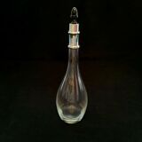Glass and metal decanter