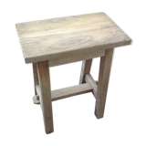 Raw wood stool