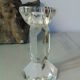 Glass candlestick