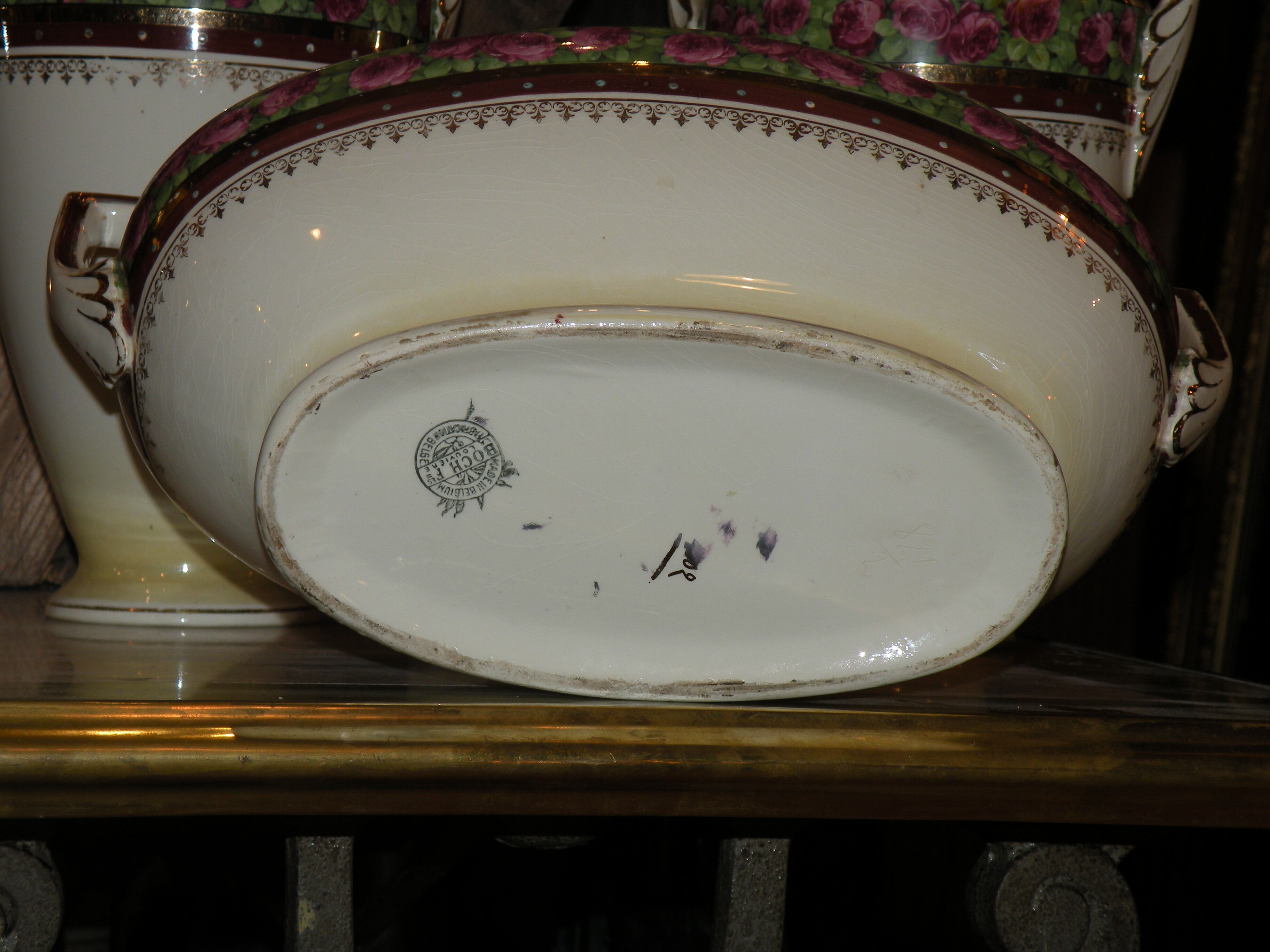 Belgian earthenware trim Boch La Louvière year 1930, 1940