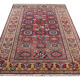 Ancien tapis sultanabad en laine florale fait à la main - 171x233cm