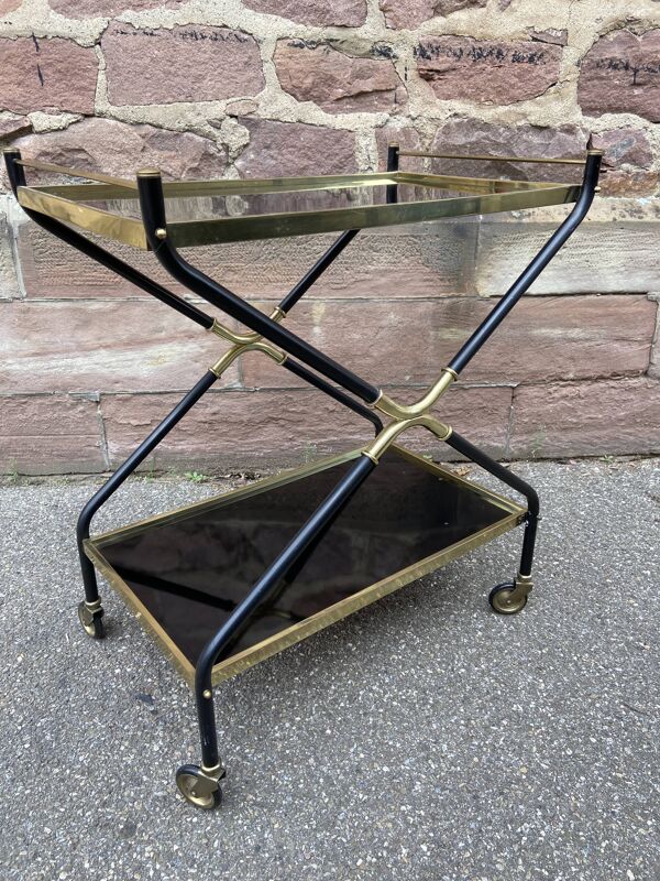 Desserte chariot de service vintage 60s