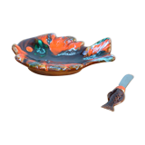 Vallauris style butter dish