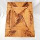 Table basse en marqueterie de rotin