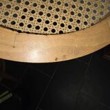 Suite de 2 chaises de bistrot en bois courbé Baumann