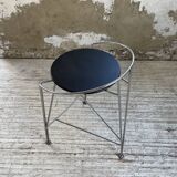Set of 5 “silver moon” high stools Pascal Mourgue