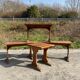 Suite de 5 tables de bistrot