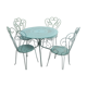 19th century iron garden set.