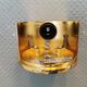 Wall lamps with milky white acrylic plastic shades and solid brass bases