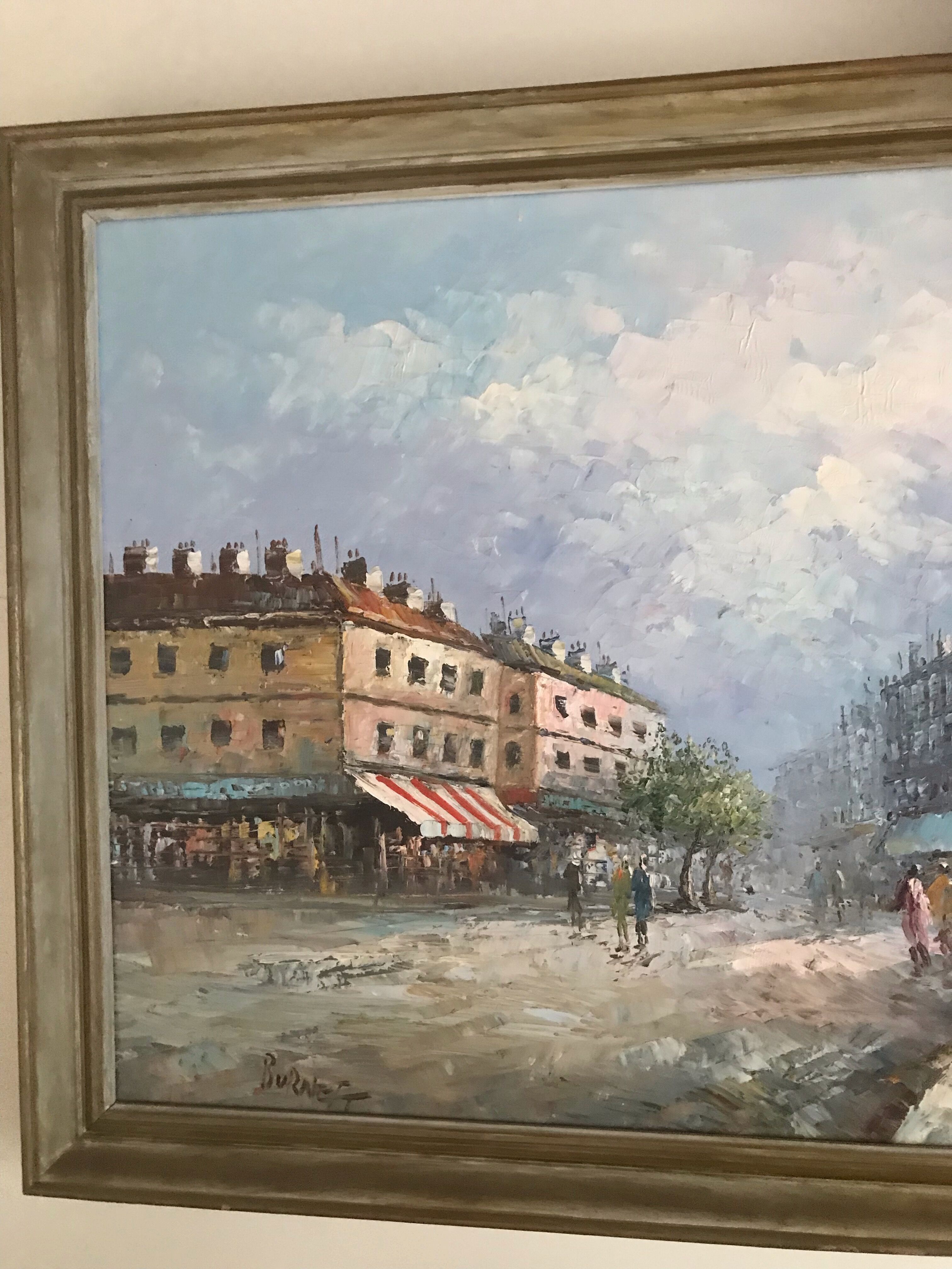 Animated parisian scene by burnett