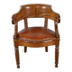 Mahogany Office Armchair, Louis Philippe Period – Mid-19th Century