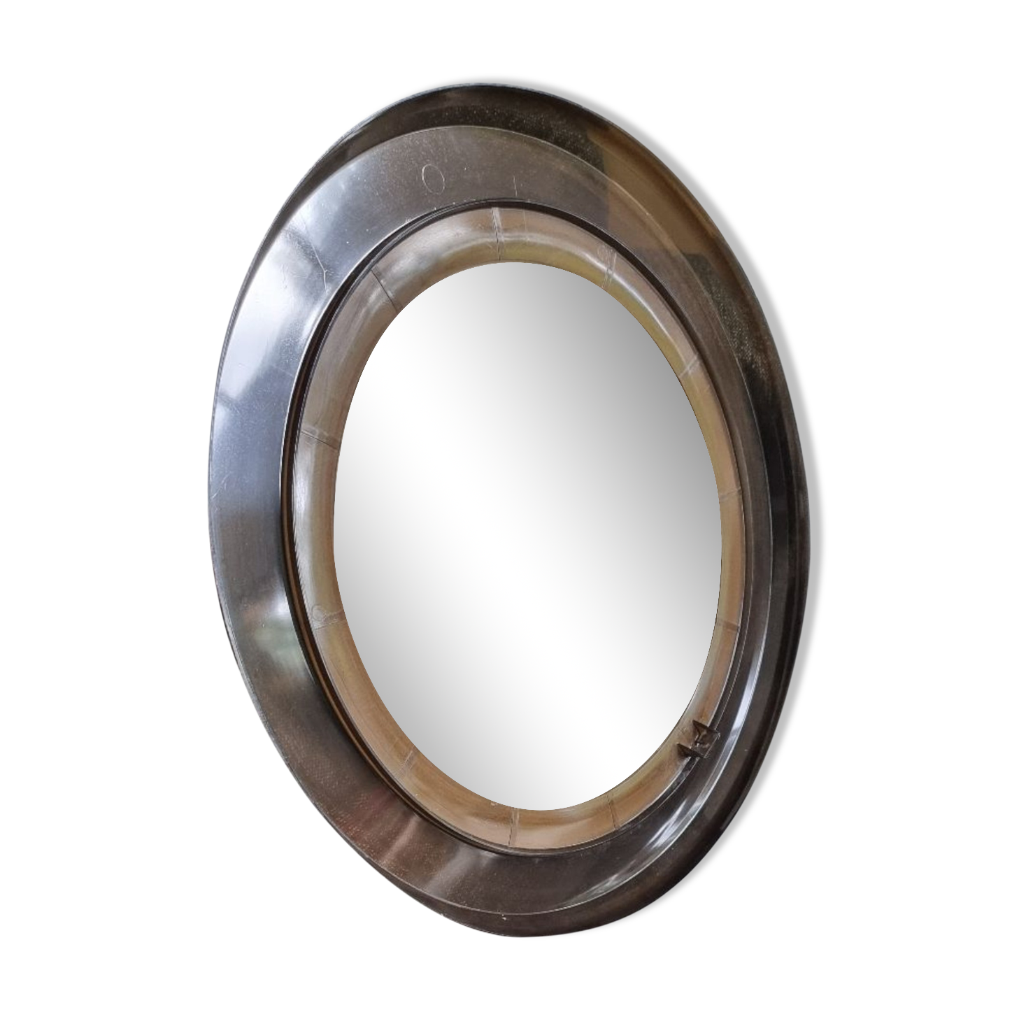 Mirror years 70. Smoked glass