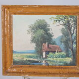 Tableau paysage champêtre