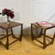 Mid Century Retro Teak Pair of Lamp Tables / Side Tables by G-Plan 1960